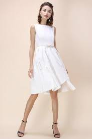 A Line Little White Dress Cheap Dresses Casual Cheap White Dress Glamorous Evening Dresses