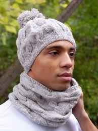 Broken Rib Knit Hat Pattern Grey Tweed Broken Rib Hat