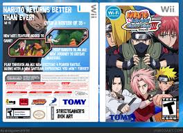 Naruto Shippuden Clash Of Ninja Revolution 3 Wii Box Art Cover By Strictgamer