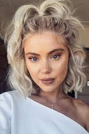 40 Lovely Short Hair Updos That Are Perfect For Everyday Occasion Short Hair Ponytail Short Hair Updo Pretty Short Hair