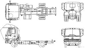 Hino Fa Hino Heavy Truck Blueprints