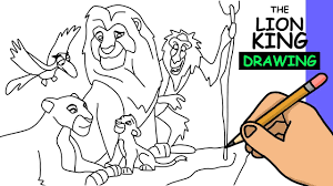 What should a disney coloring page website's. The Lion King How To Draw The Lion King The Lion King Coloring Pages Youtube