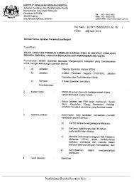 Jawatan kosong pekerja sambilan harian (psh) di jabatan perangkaan malaysia. Iklan Jawatan Pekerja Sambilan Harian Psh Di Inspen Institut Penilaian Negara