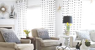 Diy Black And White Checkered Curtains Cuckoo4design