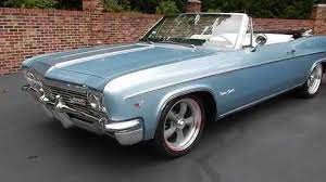 This 1966 chevrolet impala convertible for sale has a 327 c.i. 1966 Impala Ss Convertible Light Blue For Sale Old Town Automobile In Maryland Youtube