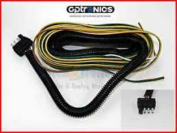 Custom wiring trailer harnesses may be available from multiple sources. New 25 Wishbone Style Trailer Wiring Harness With 4 Flat Connector W Loom Ebay