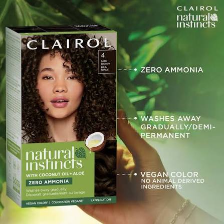 Clairol Natural Instincts Vegan Demi-Permanent Hair Color - 5A Medium Cool  Brown - Shop Hair color at H-E-B