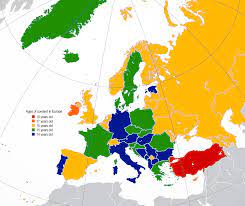Only three countries, cyprus (17), ireland (17), turkey (18), do not fit into this pattern. Actually Up To Date Age Of Consent In Europe Europe