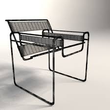 Marcel breuer faltsessel chair d4 (1927), from the bauhaus dessau. Marcel Breuer Wassily Chair 3d Model 30 Xsi Obj Max Ma Lwo Fbx C4d 3ds Free3d