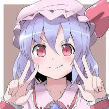 anime animegirl touhou remilia かわいい 東方プロジェクト アニメイラスト