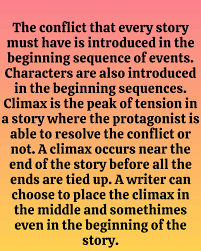 As a writer I often need to refresh myself about some important literary  elements in storytelling.