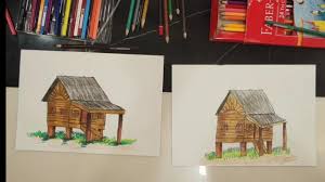 31 lukisan pemandangan rumah lukisan pemandangan rumah kampung cikimm com download lukisan seni rumah usang di atas bukit downlo in 2020 painting local art art Belajar Lukis Rumah Kampung Mudah Youtube