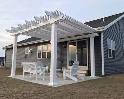 Maybe you would like to learn more about one of these? Attached Vinyl Pergola Kit Gallery Heartland Pergolas