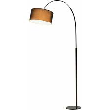Die stehlampe aus holz in form einer bogenlampe sorgt bei alt und jung für große begeisterung. Homcom Stehlampe Metall Stehleuchte 179cm Bogen Mit Lampenschirm Runde Basis Polyestergewebe Schwarz