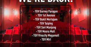 Live from first avenue + livestream. Tgv Cinemas Reopening 8 Locations Nationwide From 16 December Onwards