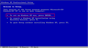 Windows Xp Installation