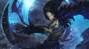 Fanart Kayn Zed Skin Concept Frostbite Leagueoflegends Lol League Of Legends League Of Legends Game League Of Legends
