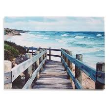 Wall Art Kmart Beach Canvas Beach Beachy Room Decor
