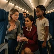 Una Pobre Niña Negra De 12 años Salvó A Un Millonario En Un Avión But Pero  Lo Que Susurró La Hizo Llorar En Voz Alta... Se suponía que el vuelo de  Atlanta