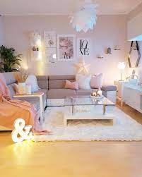 Color Your Dream With Online Home Improvement Loan Cute Living Room Apartment Decorating Living Girly Living Room