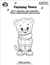 These alphabet coloring sheets will help little ones identify uppercase and lowercase versions of each letter. Daniel Tiger S Neighborhood Check Out This Grr Ific Calming Down Coloring Page From Daniel Tiger S Neighborhood Print Color And Share Your Little Tigers Finished Product With Us In The Comments Down Below