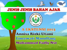 Check spelling or type a new query. Jenis Jenis Bahan Ajar A Ekstensi 2013 Annisa Rizki Utami Ppt Download