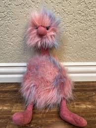 Jellycat Pom Pom Cotton Candy Ostrich Plush Emu Pink Blue Tie Dye Stuffed  Animal | eBay