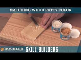 Matching Wood Putty Color Rockler Skill Builders Youtube