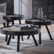 ronde salontafel met metalen rand giani teca ronde salontafel salontafel salontafel styling