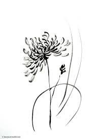 Chrysanthemum Chrysanthemum Tattoo Tattoos Wildflower Drawing