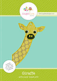 / 6+ giraffe animal templates. Giraffe Applique Template Angel Lea Designs