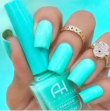 Buy vegan nail polish online from our store. Mint Green Acrylic Nails Teal Nails Bright Colored Nails Fashion Nails