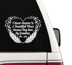 We would like to show you a description here but the site won't allow us. Amazon Com In Memory Of My Grandma Personalized Car Decal Cd159 Handmade