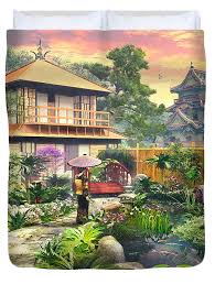 It may have taken two months, but i have certainly fallen in love! Traditional Japanese House Duvet Covers Fine Art America