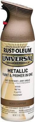 Rustoleum 249132 Universal Metallic 11 Oz Spray Paint Aged Copper Amazon Com