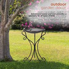 See more ideas about outdoor gardens, garden design, backyard. Btexpert Am5166 Birdbath Green 28 Height Pedestal Bird Bath Antique Outdoor Garden Vintage Yard Art Resin Fleur De Lis Decoration Accents Birdbaths Birdbaths Supports Florent Dejardin Fr