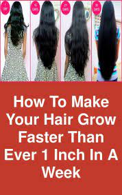Next, choose a vegetable oil to use in order to perform your daily treatment. How To Make Your Hair Grow Faster Than Ever 1 Inch In A Week A Very Easy And E Hairstyles Grow Hair Faster How To Grow Your Hair Faster Grow Hair