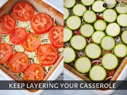 Zucchini Tomato Casserole with Bread Crumb Topping