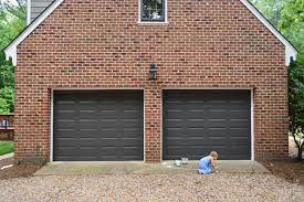 It has a bit of many colors and the color shifts as the light does: Painting Our Garage Doors A Richer Deeper Color Young House Love