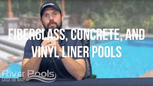 We are having a vinyl liner pool installed next month. Which Is Best Fiberglass Concrete Or Vinyl Liner Youtube
