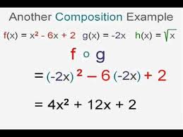 Function Compositions Youtube Function Composition Functions Math Algebra Activities