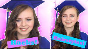Now that the brunt of your academic responsibilities are behind you, it's time to think about graduation, including how to wear your hair with a graduation cap. Graduation Cap Hairstyles And Hacks Youtube