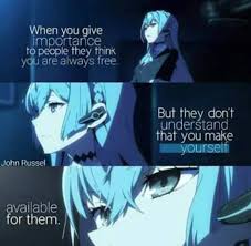 Please make yourself portrait and use it for your profile picture. Anime Quotes Facebook