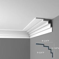 Also called casing, the trim that surrounds interior doors and windows. Large Chicago 4 Step Modern Crown Molding Large Modern Molding