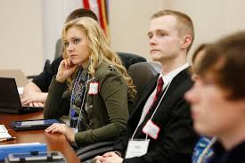 Students share insight with Commissioner Holliday