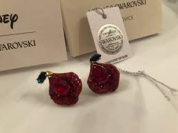 Nib 299 Atelier Swarovski Beauty And The Beast Pierced Earrings 53473 Sparkly Collect