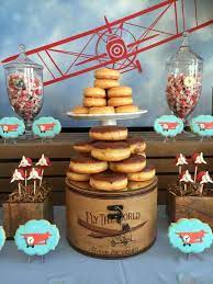 Vintage Airplane Baby Shower Party Ideas Photo 1 Of 24 Vintage Airplane Baby Shower Airplane Baby Shower Baby Shower Vintage