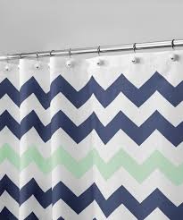 Navy Mint Chevron Shower Curtain Chevron Shower Curtain Yellow Shower Curtains Grey Chevron Shower Curtain