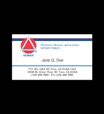 Most orders ship within 1 business day. Notary Public Business Cards Nna
