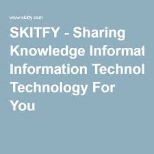 Sharing Knowledge Information Technology For You Information Technology Knowledge Technology